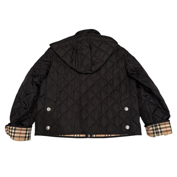 Burberry Black Quilted Nylon Puffer - Womens - Small - Picture 3 of 12